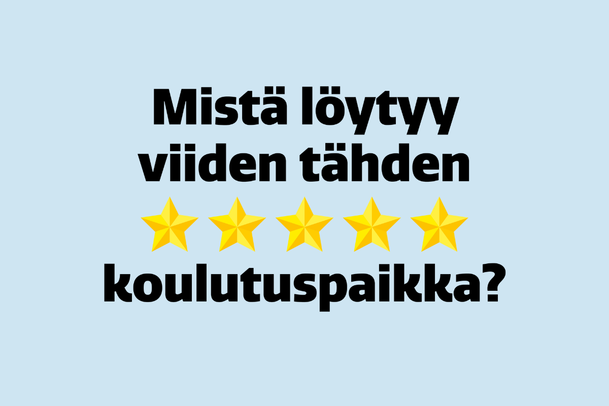 Oulun kaupungin hyvinvointipalveluiden vastine Koulutuspaikkakyselyyn